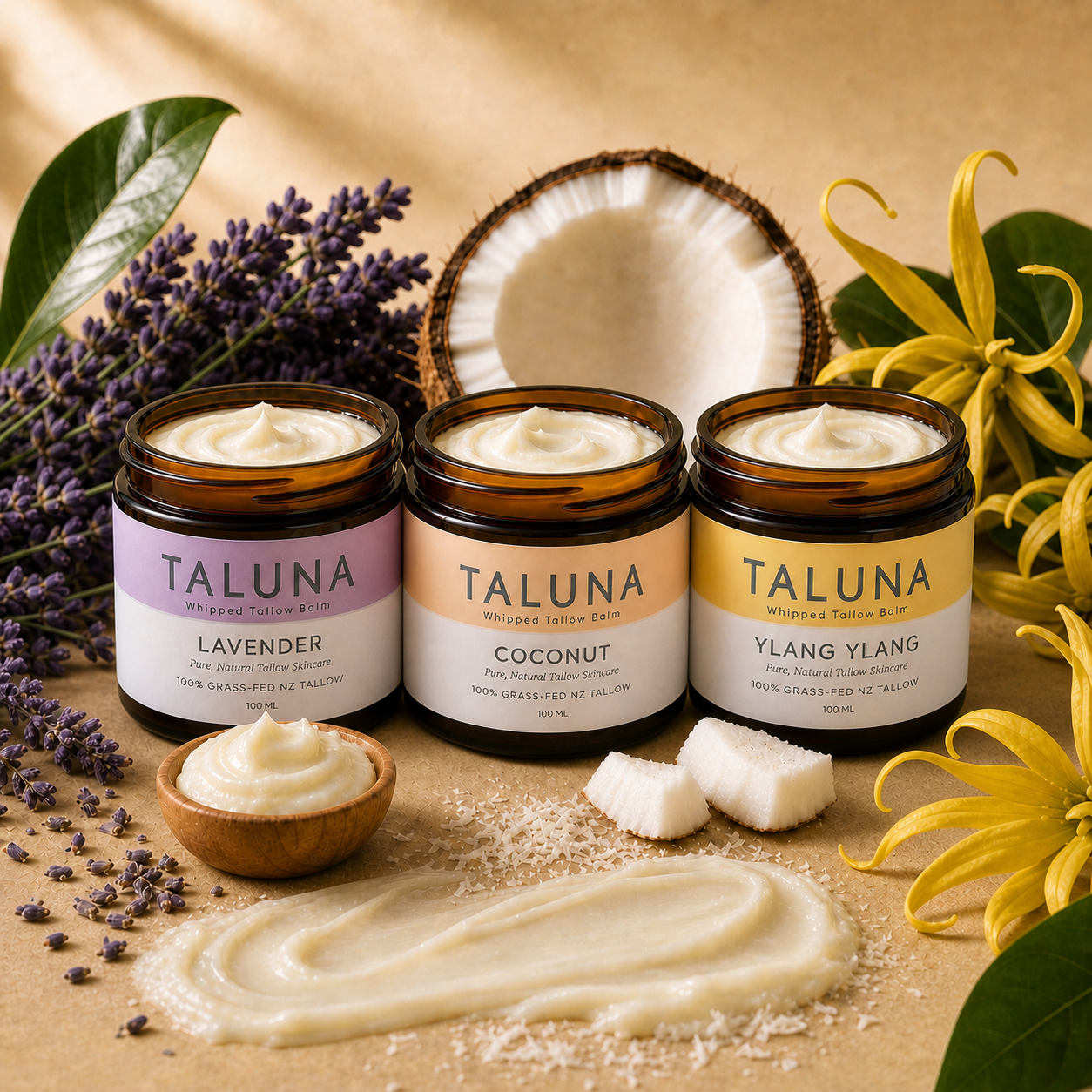 The Complete Tallow Trio - Whipped Tallow Balm Set